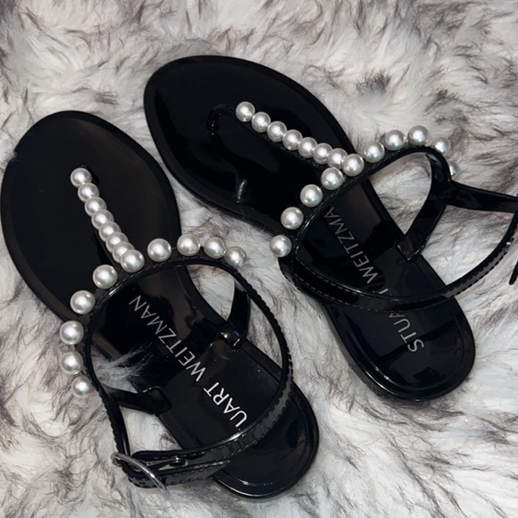 Stuart Weitzman
Women's Goldie Embellished Jelly Sandals - Picture 5 of 8